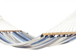 Le moins cher 😍 LA SIESTA Hamacs Alisio - Hamac En Outdoor Bleu Et Blanc 🧨 -Fauteuils suspendus Soldes alisio hamac en outdoor bleu et blanc 3