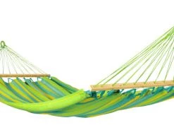 Grosses soldes 🛒 LA SIESTA Hamacs Alisio - Hamac En Outdoor Orange 😍 -Fauteuils suspendus Soldes alisio hamac en outdoor vert 5