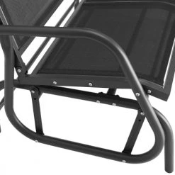 Bon marché 🥰 Tectake Fauteuils Suspendus Banc à Bascule Greta 2 Places 121 X 72 X 86,5 Cm Noir ⌛ -Fauteuils suspendus Soldes banc a bascule greta 2 places 121 x 72 x 86 5 cm noir 3