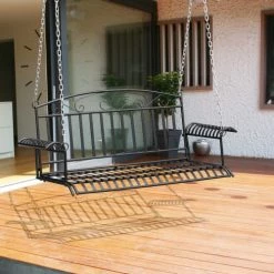 Top 10 ✨ Outsunny Fauteuils Suspendus Banc Suspendu 2 Places Métal Noir 😍 -Fauteuils suspendus Soldes banc suspendu 2 places metal noir 5