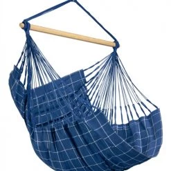 Meilleure vente 🤩 LA SIESTA Hamacs Chaise-hamac Comfort En Tissu Bleu Marine 🧨