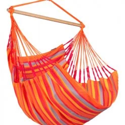 Meilleur prix 🥰 LA SIESTA Hamacs Chaise-hamac Comfort En Tissu Orange 🤩