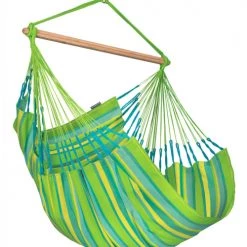 Grosses soldes ✔️ LA SIESTA Hamacs Chaise-hamac Comfort En Tissu Vert Citron 💯