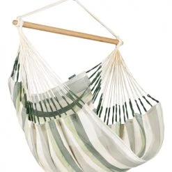 Promo 😀 LA SIESTA Hamacs Chaise-hamac Comfort En Tissu Vert Clair 👏