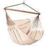 Meilleure vente 😉 LA SIESTA Hamacs Chaise-hamac Kingsize En Coton Bio Beige 🔥 -Fauteuils suspendus Soldes chaise hamac kingsize en coton bio beige