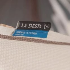 Meilleure vente 😉 LA SIESTA Hamacs Chaise-hamac Kingsize En Coton Bio Beige 🔥 -Fauteuils suspendus Soldes chaise hamac kingsize en coton bio beige 2