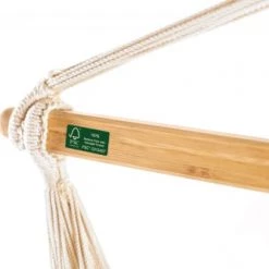 Remise 🔔 LA SIESTA Hamacs Chaise-hamac Kingsize En Coton Bio écru ✨ -Fauteuils suspendus Soldes chaise hamac kingsize en coton bio ecru 4