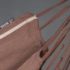 Les meilleures critiques de 💯 LA SIESTA Hamacs Chaise-hamac Kingsize En Coton Bio Marron 😉 -Fauteuils suspendus Soldes chaise hamac kingsize en coton bio marron 6