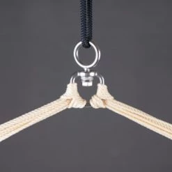 Le moins cher 👏 LA SIESTA Hamacs Chaise-hamac Kingsize En Tissu Vert Clair ⌛ -Fauteuils suspendus Soldes chaise hamac kingsize en tissu vert clair 2