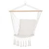 Promo ✔️ Outsunny Hamacs Chaise Suspendue Assise Dossier Rembourrés Macramé Coton Beige 🎁 -Fauteuils suspendus Soldes chaise suspendue assise dossier rembourres macrame coton beige