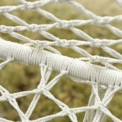 Vente flash ❤️ Outsunny Fauteuils Suspendus Chaise Suspendue Banc Suspendu Macramé Coton Polyester Beige 😉 -Fauteuils suspendus Soldes chaise suspendue banc suspendu macrame coton polyester beige 5