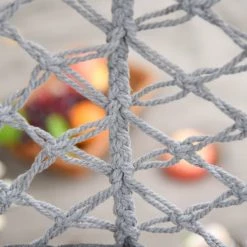 Budget 😀 Outsunny Fauteuils Suspendus Chaise Suspendue Ø 80 X 42H M Macramé Coton Polyester Gris 👏 -Fauteuils suspendus Soldes chaise suspendue oe 80 x 42h m macrame coton polyester gris 4