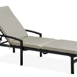 Sortie 🔔 Oviala Matelas Pour Bain De Soleil Coussin Bain De Soleil 1 Place En Polyester écru 😀 -Fauteuils suspendus Soldes coussin bain de soleil 1 place en polyester ecru 2