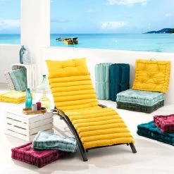 Remise ✔️ Douceur D'Intérieur Matelas Pour Bain De Soleil Coussin Bain De Soleil émeraude 60x180cm ✔️ -Fauteuils suspendus Soldes coussin bain de soleil emeraude 60x180cm 7