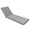 Vente flash ✨ Oviala Matelas Pour Bain De Soleil Coussin Bain De Soleil Polyester Gris 186 X 60 X 5 Cm 🔔 -Fauteuils suspendus Soldes coussin bain de soleil polyester gris 186 x 60 x 5 cm