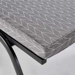 Vente flash ✨ Oviala Matelas Pour Bain De Soleil Coussin Bain De Soleil Polyester Gris 186 X 60 X 5 Cm 🔔 -Fauteuils suspendus Soldes coussin bain de soleil polyester gris 186 x 60 x 5 cm 3