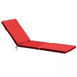 Meilleur prix ❤️ Oviala Matelas Pour Bain De Soleil Coussin Pour Bain De Soleil Rouge 186 X 53 X 5 Cm 😍