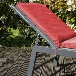 Meilleur prix ❤️ Oviala Matelas Pour Bain De Soleil Coussin Pour Bain De Soleil Rouge 186 X 53 X 5 Cm 😍 -Fauteuils suspendus Soldes coussin pour bain de soleil rouge 186 x 53 x 5 cm 5