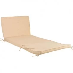 Coupon 🥰 Esschert Design Matelas Pour Bain De Soleil Coussin Pour Chaise Longue 60 Cm Beige 👍