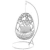 Acheter 🔔 Kare Design Fauteuils Suspendus Fauteuil De Jardin Suspendu Blanc Et Acier 🎁 -Fauteuils suspendus Soldes fauteuil de jardin suspendu blanc et acier