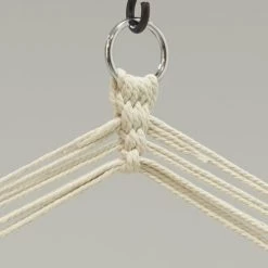 Vente flash 🤩 Aubry Gaspard Hamacs Fauteuil Hamac En Coton Et Bois 😍 -Fauteuils suspendus Soldes fauteuil hamac en coton et bois 3