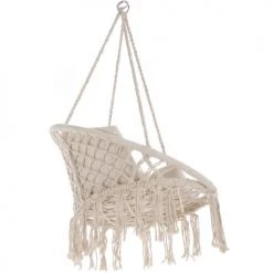 Meilleure affaire ⭐ Tectake Fauteuils Suspendus Fauteuil Suspendu Beige 😍 -Fauteuils suspendus Soldes fauteuil suspendu beige 5