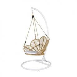 Fauteuils suspendus Soldes -Fauteuils suspendus Soldes fauteuil suspendu de jardin en resine beige et coussin ecru 1000 1 13 219199 2