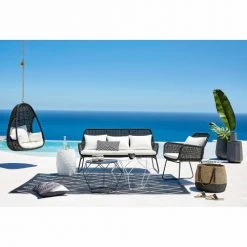 Coupon ⌛ Maisons Du Monde Fauteuils Suspendus Fauteuil Suspendu De Jardin En Résine Tressée Noire Et Coussins Blancs 😀 12 Coupon ⌛ Maisons Du Monde Fauteuils Suspendus Fauteuil Suspendu De Jardin En Résine Tressée Noire Et Coussins Blancs 😀 -Fauteuils suspendus Soldes fauteuil suspendu de jardin en resine tressee noire et coussins blancs 1000 14 4 164455 5