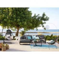 Coupon ⌛ Maisons Du Monde Fauteuils Suspendus Fauteuil Suspendu De Jardin En Résine Tressée Noire Et Coussins Blancs 😀 11 Coupon ⌛ Maisons Du Monde Fauteuils Suspendus Fauteuil Suspendu De Jardin En Résine Tressée Noire Et Coussins Blancs 😀 -Fauteuils suspendus Soldes fauteuil suspendu de jardin en resine tressee noire et coussins blancs 1000 14 4 164455 6