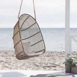 Fauteuils suspendus Soldes -Fauteuils suspendus Soldes fauteuil suspendu en alu et fibre synthetique moccaccino 1