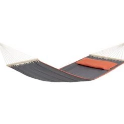 De gros 👍 Amazonas Hamacs Hamac à Barre Avec Coussin En Tissu Gris 🔔