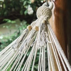 Top 10 🌟 Hamac Del Sol Hamacs Hamac à Barre Boaco L Blanc Et Gris 👍 -Fauteuils suspendus Soldes hamac a barre boaco l blanc et gris 3