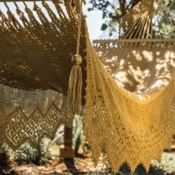 Tout neuf ❤️ Hamac Del Sol Hamacs Hamac à Barre Deluxe León L Beige 😀 -Fauteuils suspendus Soldes hamac a barre deluxe leon l beige 2