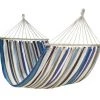 Tout neuf đ„ Escuderos Hamacs Hamac Ă Barre En Coton CrĂšme Et Bleu â 1 Tout neuf đ„ Escuderos Hamacs Hamac Ă Barre En Coton CrĂšme Et Bleu â -Fauteuils suspendus Soldes hamac a barre en coton creme et bleu