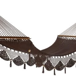 Tout neuf 🥰 Hamac Del Sol Hamacs Hamac à Barre Granada L Marron 🔥