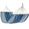 Meilleur prix ❤️ Escuderos Hamacs Hamac à Barre Simple En Tissu Rayé Bleu ⭐ 2 Meilleur prix ❤️ Escuderos Hamacs Hamac à Barre Simple En Tissu Rayé Bleu ⭐ -Fauteuils suspendus Soldes hamac a barre simple en tissu raye bleu