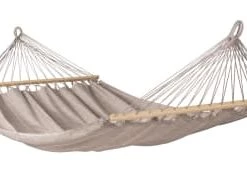Les meilleures critiques de 🌟 LA SIESTA Hamacs Hamac à Barres Double En Tissu Marron Clair 😍 -Fauteuils suspendus Soldes hamac a barres double en tissu marron clair 7