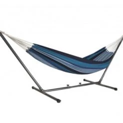 Offres 🎉 Escuderos Hamacs Hamac Avec Support Sablayan Cappucino Simple ✨ -Fauteuils suspendus Soldes hamac avec support sablayan bluestripe simple 1