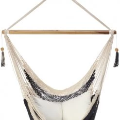 Offres ✨ Hamac Del Sol Hamacs Hamac Chaise Bluefields XL Blanc Et Bleu Marine 🔔