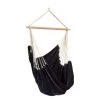 Nouveau ⭐ Amazonas Hamacs Hamac Chaise Large En Coton Black 🌟 -Fauteuils suspendus Soldes hamac chaise large en coton black