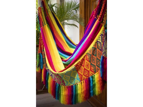 Meilleur prix 😍 Hamac Del Sol Hamacs Hamac Chaise Malambo XL Multicolor 👍 4 Meilleur prix 😍 Hamac Del Sol Hamacs Hamac Chaise Malambo XL Multicolor 👍 – Image 2