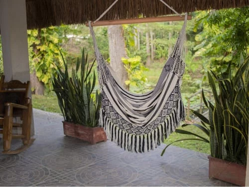 Promo ❤️ Hamac Del Sol Hamacs Hamac Chaise Tumaco XL Blanc ⭐ 4 Promo ❤️ Hamac Del Sol Hamacs Hamac Chaise Tumaco XL Blanc ⭐ – Image 2