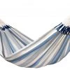 Meilleure vente ✔️ LA SIESTA Hamacs Hamac Classique Double En Tissu Bleu Clair ⌛ -Fauteuils suspendus Soldes hamac classique double en tissu bleu clair