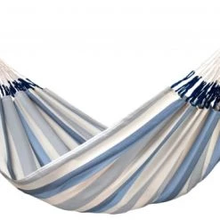 Meilleure vente ✔️ LA SIESTA Hamacs Hamac Classique Double En Tissu Bleu Clair ⌛