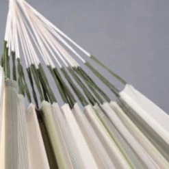 Acheter 😀 LA SIESTA Hamacs Hamac Classique Double En Tissu Vert Clair 💯 -Fauteuils suspendus Soldes hamac classique double en tissu vert clair 2