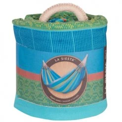 Coupon 🌟 LA SIESTA Hamacs Hamac Classique Kingsize En Coton Bio Bleu 🌟 -Fauteuils suspendus Soldes hamac classique kingsize en coton bio bleu 5