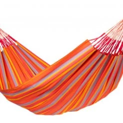De gros 🎁 LA SIESTA Hamacs Hamac Classique Kingsize En Tissu Orange 🔔
