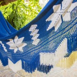 Vente flash 🛒 Hamac Del Sol Hamacs Hamac Cúcuta XXL Bleu 🎉 -Fauteuils suspendus Soldes hamac cucuta xxl bleu 2