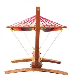 Le moins cher 🌟 Homcom Hamacs Hamac De Jardin Avec Support 1 Personne 🎁 -Fauteuils suspendus Soldes hamac de jardin avec support 1 personne 3