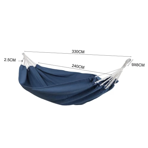 Coupon 🤩 Mobili Rebecca Hamacs Hamac De Jardin Et Camping Capacité 200 Kg En Polyester Bleu ✨ 4 Coupon 🤩 Mobili Rebecca Hamacs Hamac De Jardin Et Camping Capacité 200 Kg En Polyester Bleu ✨ – Image 2